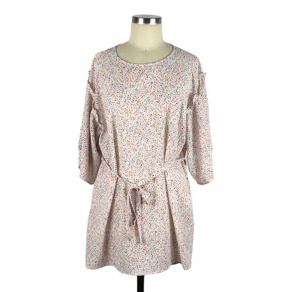 MOTHERHOOD MATERNITY Speckled Colorful Blouse Med - Picture 1 of 5